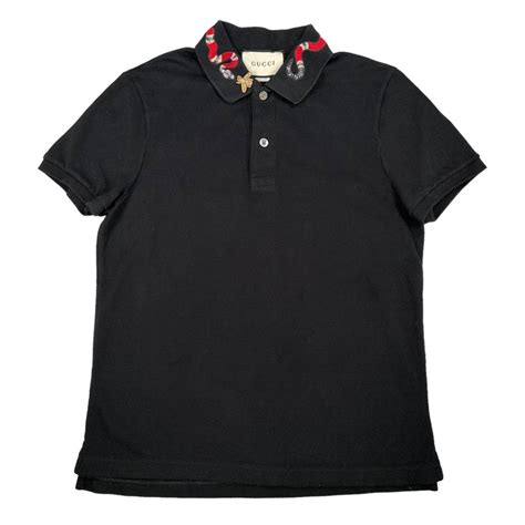 gucci men poli|gucci snake and bee polo.